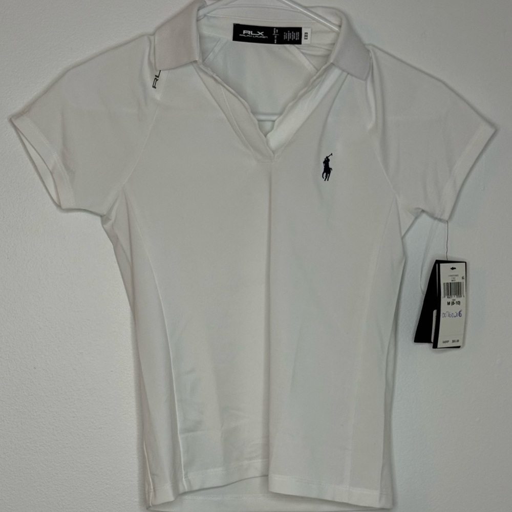 Ralph Lauren RLX White Polo Shirt
